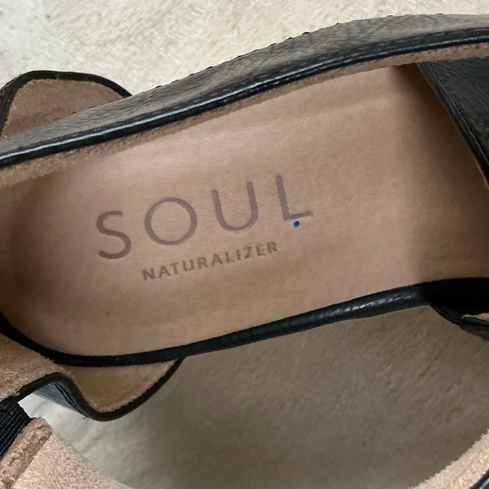 Soul Naturalizer GOODTIMES ANKLE STRAP WEDGE SANDAL SIZE 9.5‎